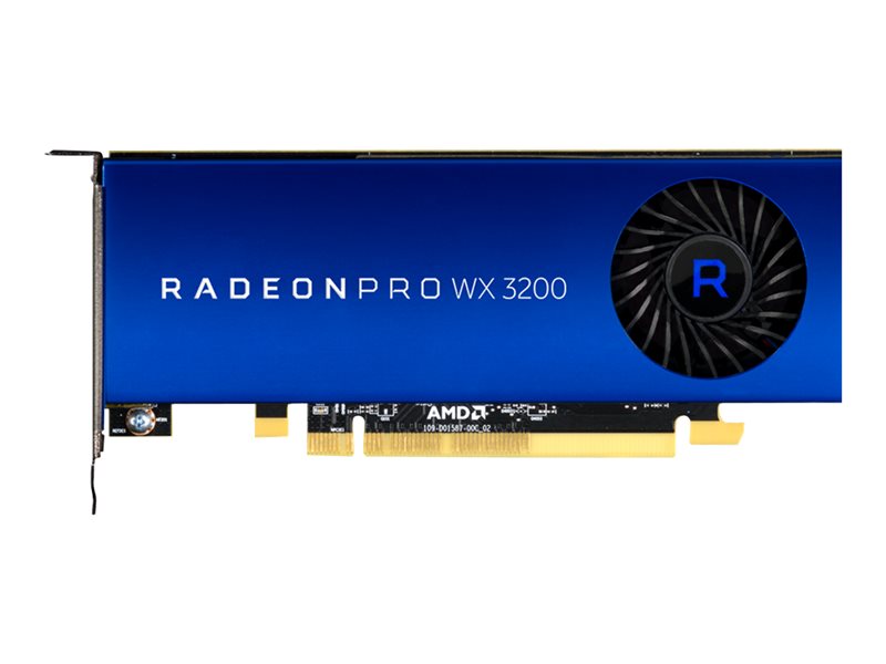 AMD RADEON PRO WX 3200 4GB GDDR5 4x Mini DisplayPort